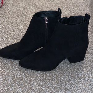 Suede booties